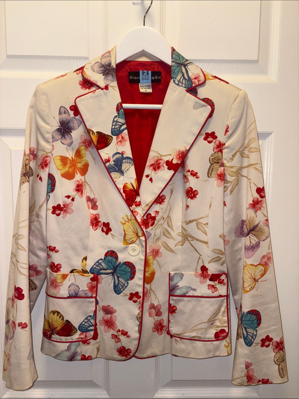 Bianca Nygard butterfly suit jacket
